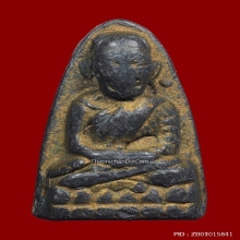 หลวงปู่ทวดเนื้อตะกั่วฝังเขี้ยวหมาป่า หลวงพ่อดำ วัดกุฏี สร้าง
