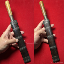 >>>..,มีดควาญช้าง หลวงพ่อเดิม วัดหนองโพ 12นิ้วลายเสมาใบโพธิ์