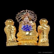 พระสัพพัญญู ภปร เนื้อทองคำ พระอาจารย์โพธิ์แจ้ง วัดโพธิ์แมน