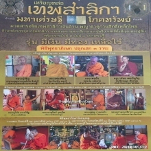 เหรียญเทพสาริกา มหาเศรษฐี โภคทรัพย์ ปี 60