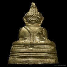 พระชัยวัฒน์ ลพ.วัดเขาตะเครา เนื้อทองเหลือง ปี 2500 