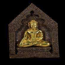 พระขุนแผนเพชรสุรินทร์ หลวงปู่หงษ์ หน้ากากทองคำ no.103