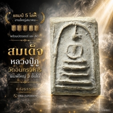 สมเด็จหลวงปู่ภู พิมพ์ใหญ่ 3 ชั้นโย้ แชมป์ 5 โล่ห์ (องค์ 4)