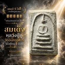 สมเด็จหลวงปู่ภู พิมพ์ใหญ่ 3 ชั้นโย้ แชมป์ 5 โล่ห์ (องค์ 4)