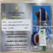ติดที่3สมาคม เบี้ยแก้ลายธงชาติ หลวงปู่เจือ วัดกลางบางแก้ว