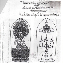 องค์จตุคามรามเทพ…ปรกใบมะขามราชันดำ รุ่นแรก พ.ศ. 2543