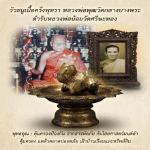 วัวธนูเนื้อครั่งพุทรา หลวงพ่อพุธวัดกลางบางพระ ตัวจิ๋วสุด