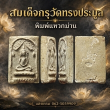 สมเด็จกรุวัดทรงประมูล พิมพ์แหวกม่าน (หายาก)