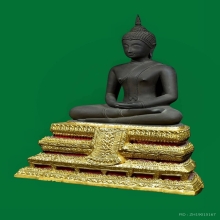 พระประธานจําลองยิ้มรับฟ้า วัดระฆังฯ 100 ปี  2515 *สวยแชมป์*