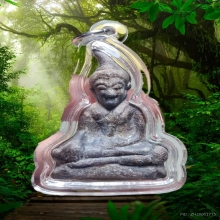 พระท่ากระดาน พิมหน้าฤษี ลพ.นาถ วัดศรีโลหะ กาญจนบุรี ปี20