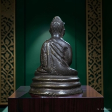 พระชัยผมหวีรุ่นแรกวัดมกุฏ ปี2478 เนื้อดำ สวยแชมป์ๆๆ