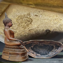 พระบูชา ภปร กฐินต้น วัดเทวสังฆาราม 5นิ้ว ผิวขัดพบเจอน้อย