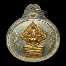 เหรียญพระนาคปรก หลวงปู่ทิม วัดระหารไร่ (พิมพ์อุสั้น) ปี 2518