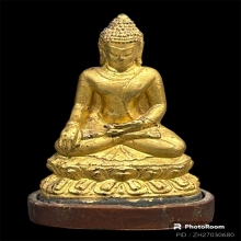 รัชกาล เนื้อสำริดแดงเก่า ลงรักปิดทอง