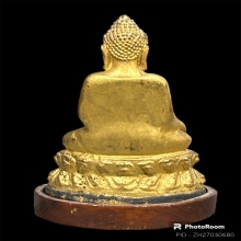 รัชกาล เนื้อสำริดแดงเก่า ลงรักปิดทอง