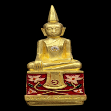 พระชัยรุ่นแรก หลวงพ่อไม้จันทร์หอม เนื้อทองคำ
