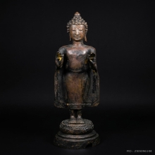 พระบูชารัชกาลล้านนา (รัชกาลเหนือ) ปางห้ามญาติ เนื้อสัมฤทธิ์