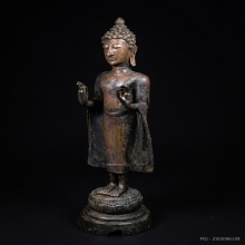 พระบูชารัชกาลล้านนา (รัชกาลเหนือ) ปางห้ามญาติ เนื้อสัมฤทธิ์