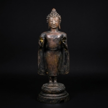 พระบูชารัชกาลล้านนา (รัชกาลเหนือ) ปางห้ามญาติ เนื้อสัมฤทธิ์