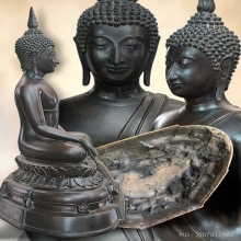 พระบูชา ภปร รุ่นแรก วัดบวรนิเวศ ปี2508 หน้าตัก9ติ้ว