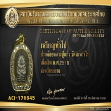 ปรกใบมะขามหลวงปู่แก้ว เนื้อเงิน