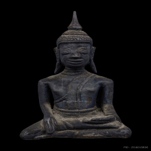 พระเงินนั่งลอยองค์ ศิลปะนครศรีธรรมราช เนื้อเงิน 