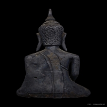 พระเงินนั่งลอยองค์ ศิลปะนครศรีธรรมราช เนื้อเงิน 