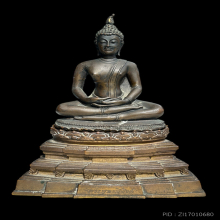 สิหิงค์ วัดบวร สองถอด ปี2544 เนื้อสำริด