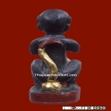 สี่หูห้าตาครูบาบุญยัง เนื้อไม้งิ้วดำ ปี2566 ก้นทองคำ