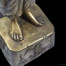 พระบูชาหลวงปู่หมุนยืนธุดงค์สูง 12 นิ้ว ปี2545