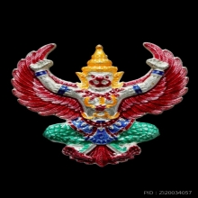 พญาครุฑ รุ่น ราชาครุฑ  เนื้อเงิน ลงยา 