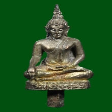 พระยอดธง วัดทุ่งรี จ.จันทบุรี รุ่นแรก เนื้อเงิน ปี 2523