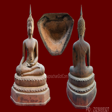 พระบูชารัชกาล ไซร์ใหญ่ หน้าตัก12นิ้ว ฐาน17นิ้ว สูง21นิ้ว 