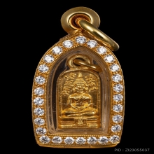 หลวงพ่อโสธร  หลังนางวัก ปี 2509 เนื้อทองคํา 