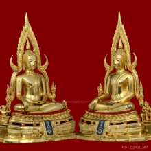 พระพุทธชินราช ภปร แม่ทัพภาคที่ 3 กะหลั่ยทอง ขนาด 5.9 นิ้ว 