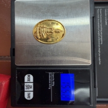 เหรียญทองคำ นเรศวรชนะศึก400ปี สุพรรณบุรี