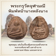 พระกรุวัดจุฬามณีพิมพ์หน้านางหลังนางสภาพสวยแชมป์