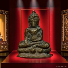 พระชัยหลวงปู่เอี่ยมวัดหนังพิมพ์เขื่อนเล็กออกวัดอัปษรสวรรค์