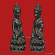 PHRA-KRING OF LUANG-PU-TIM , B.E.2517 , SILVER BASE ( 2nd )