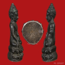 PHRA-KRING OF LUANG-PU-TIM , B.E.2517 , SILVER BASE ( 2nd )