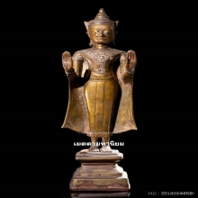 พระพุทธรูป สมัยอยุธยา ทรงเครื่องน้อย ราชวงศ์สุพรรณภูมิ เดิม