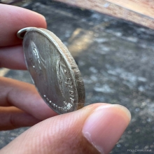 เหรียญอาจารย์ฝั้นรุ่น 4 เนื้ออัลปาก้า 1ใน 100  