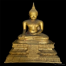 พระบูชาหลวงพ่อวัดไร่ขิง ขนาด 5 นิ้วกะหลั่ยทองสวยๆครับ