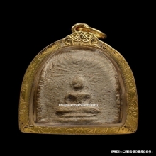 พระหลวงปู่บุญ วัดกลางบางแก้ว พิมพ์ซุ้มรัศมี เนื้อผงผสมว่าน