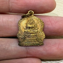 พระพุทธชินราช วัดเศวตฉัตร ปี2499 ทองแดงกะไหล่ทอง