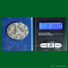 เหรียญแจกทาน รุ่นแรก (เนื้อเงิน 99.99%) ลป.ทิม วัดพระขาว