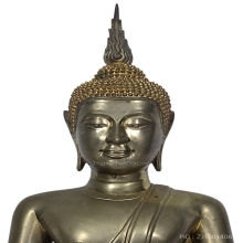 พระพุทธชัยศรี วัดกลางบางแก้ว นครปฐมปี 2518 ผิวขัด 9 นิ้ว