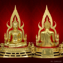 พระพุทธชินราช วัดท่ามะปราง 9 นิ้ว ปิดทอง ตู้เดิม