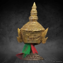 เศียรพระลักษณ์หน้าทอง ขนาดตั้งบูชา หลวงปู่กาหลง เขี้ยวแก้ว