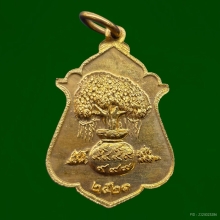 เหรียญศาลเจ้าพ่อหลักเมืองนครนายก รุ่นแรก ปี21 เนื้อทองคำ